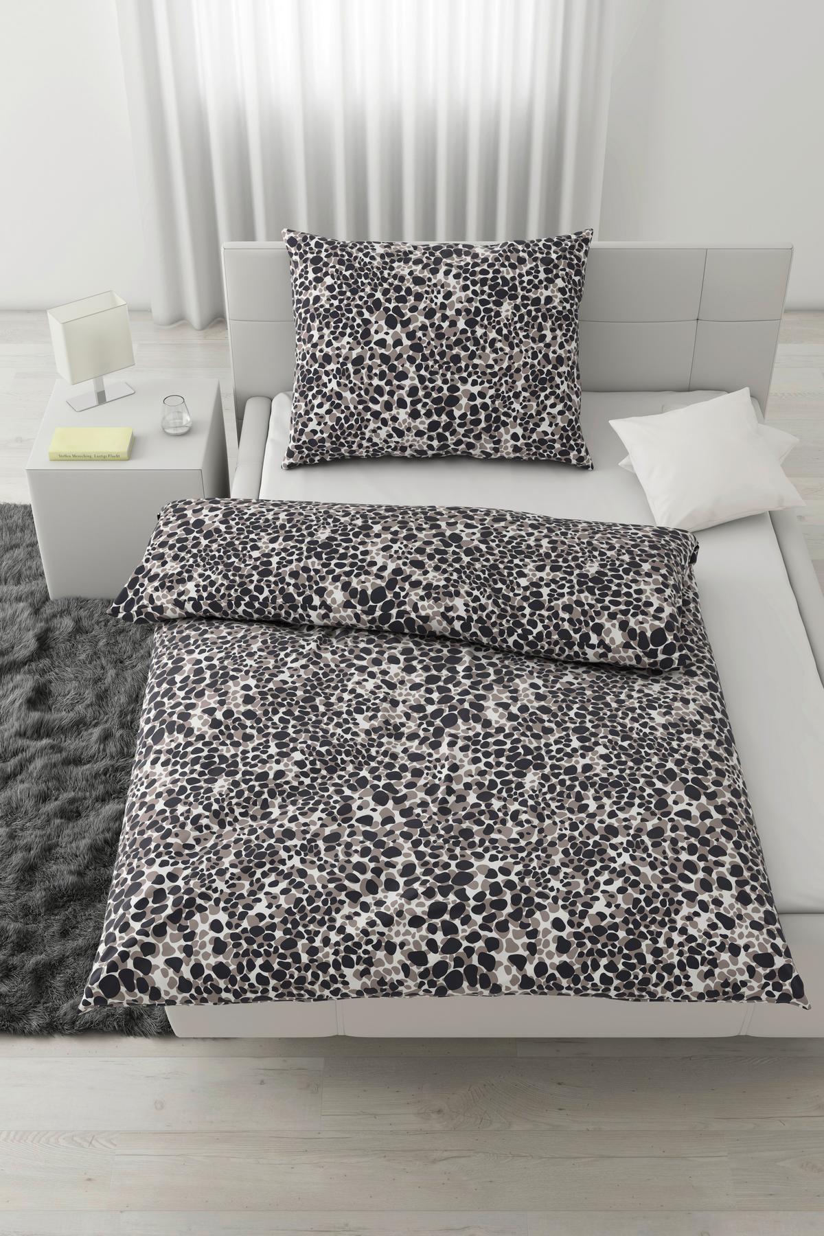 Lenjerie de pat Stony Frames cca. 140x200/50x70 cm - gri, Lifestyle, textil (140/200cm) - Modern Living