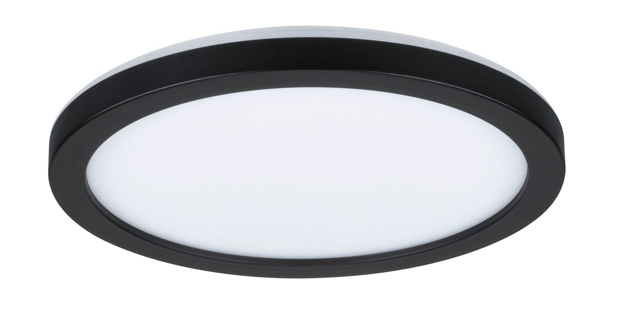 LED-Paneel Atria Shine in Schwarz max. 11,2 Watt - Schwarz, Basics, Kunststoff (19/2,8cm) - Paulmann