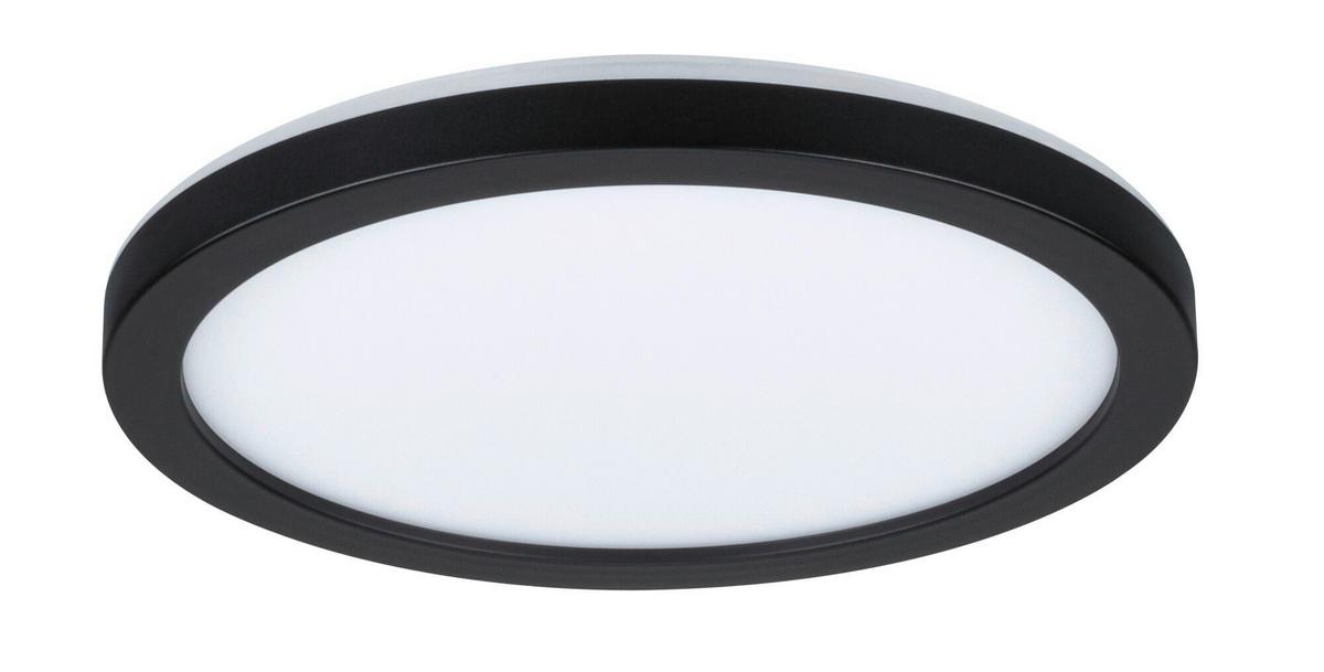 LED-Paneel Atria Shine in Schwarz max. 11,2 Watt - Schwarz, Basics, Kunststoff (19/2,8cm) - Paulmann