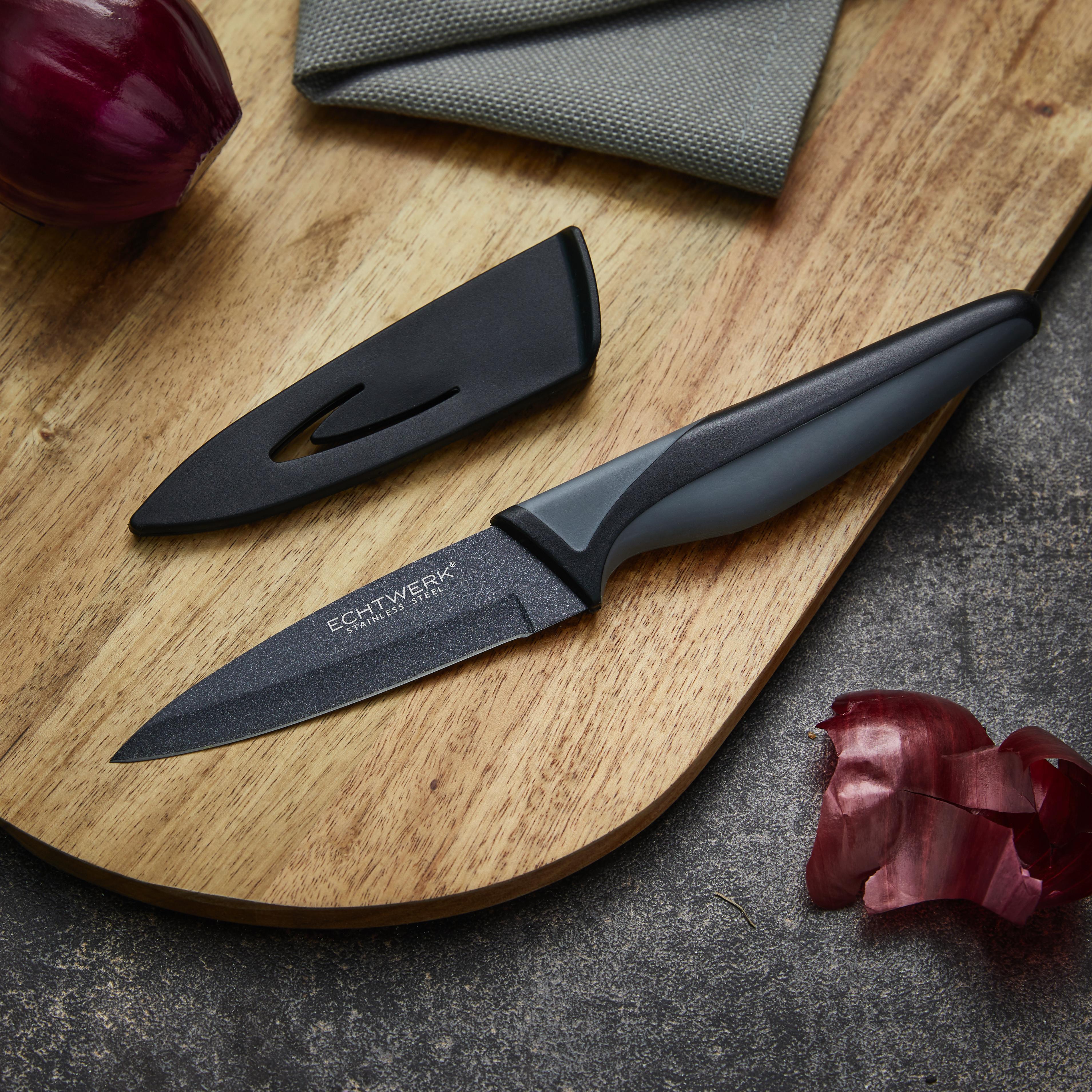 Echtwerk Schälmesser Blacksteel - Schwarz, MODERN, Kunststoff/Metall (19,5cm) - Echtwerk