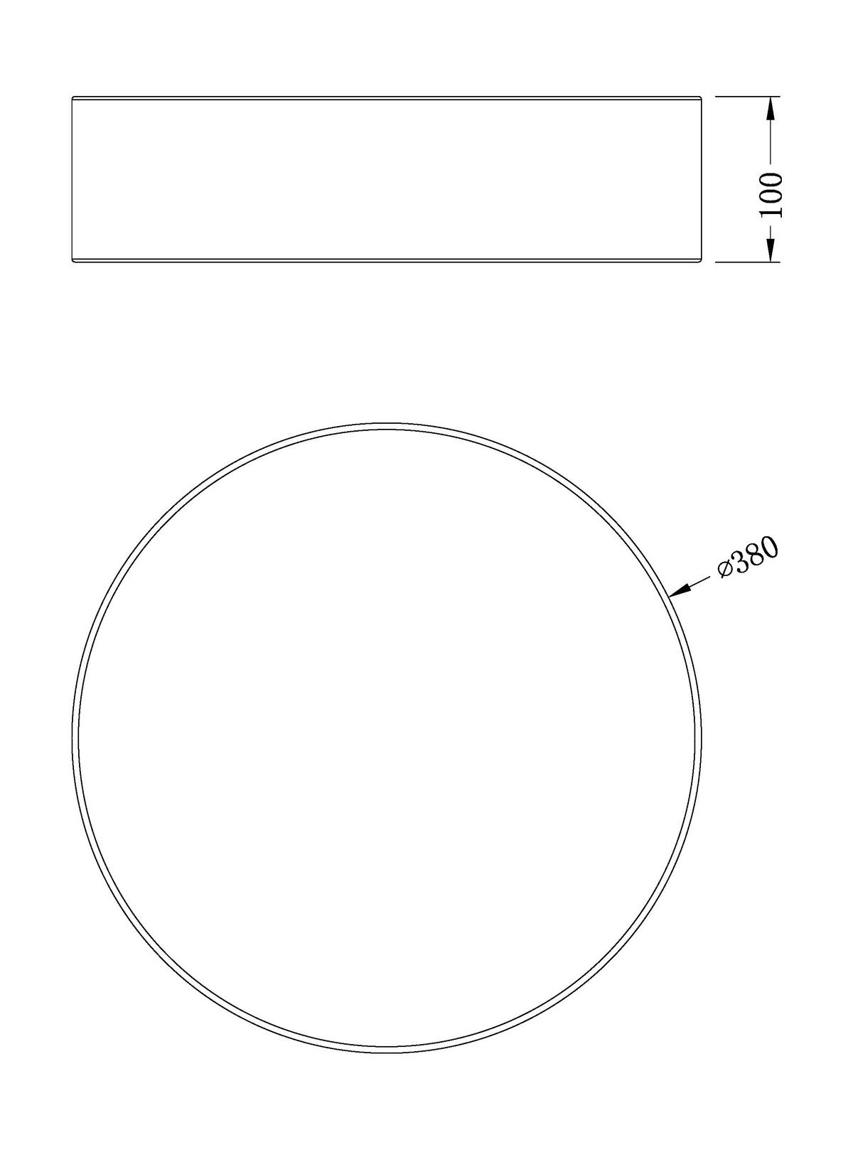 LAMPA SUFITOWA PICHL - czarny/biały, Design, tworzywo sztuczne/metal (38/10cm) - Novel