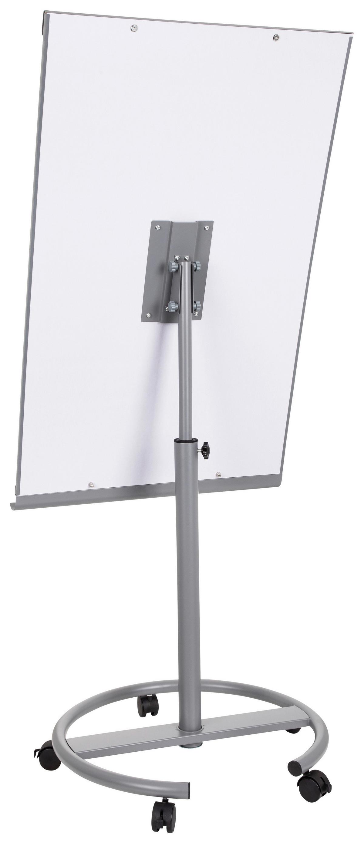 Bela Tabla Multiboard, Srebrna - srebrne barve/bela, Basics, kovina/umetna masa (65,5/133-190/60cm) - MID.YOU