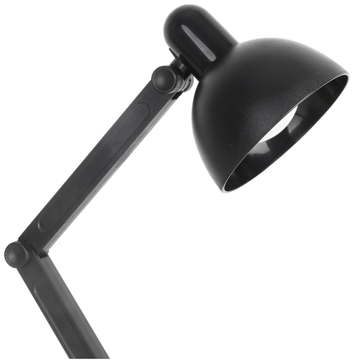 LAMPA STOŁOWA LED SCHWANK - czarny, Modern, tworzywo sztuczne (12,5/34cm) - Modern Living