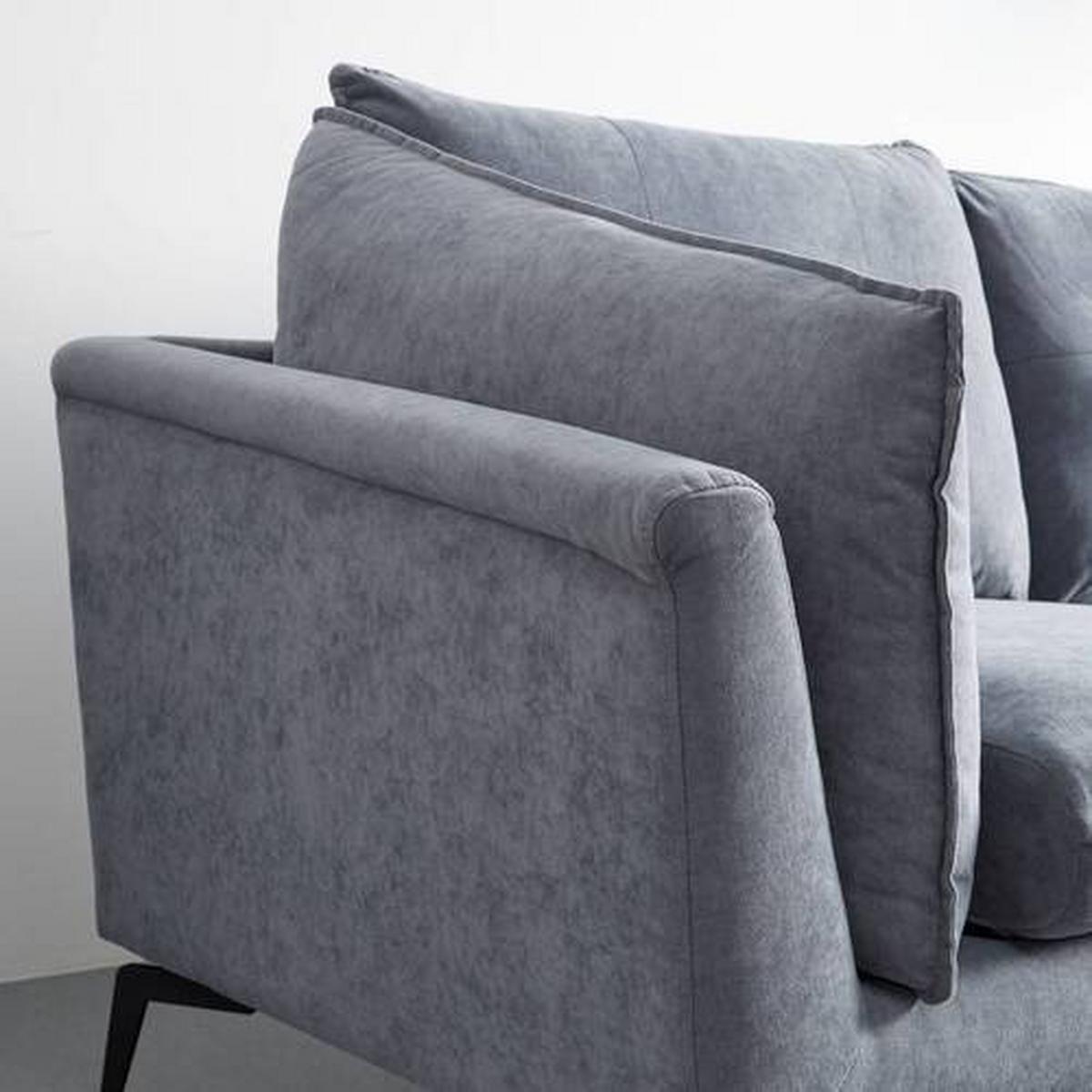 Coltar SANDRO - gri, Modern, lemn/metal (258/86/160cm) - Bessagi Home