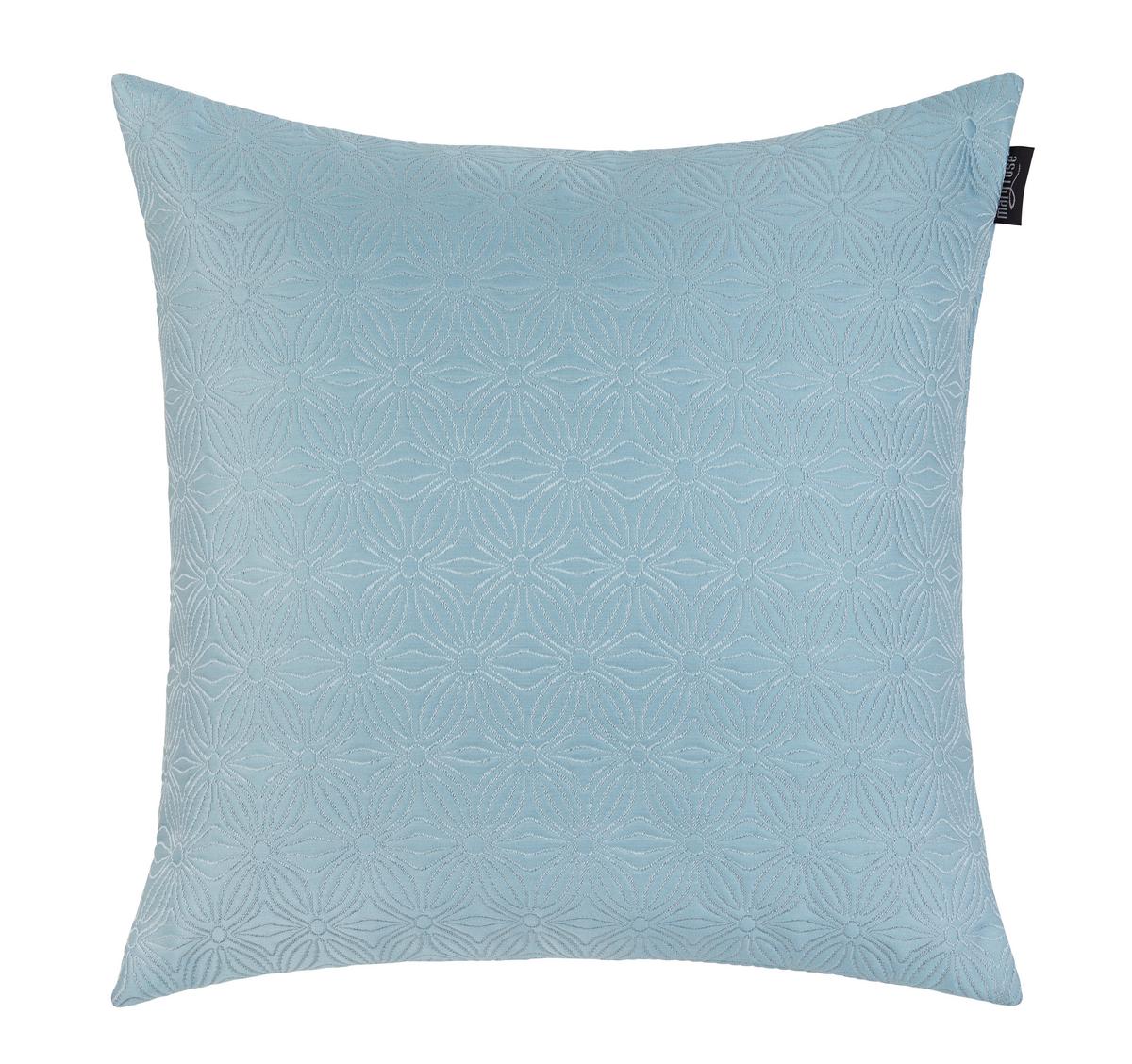 Zierkissen Bella in Petrol ca. 48x48cm - Petrol, MODERN, Textil (48/48cm) - Mary's