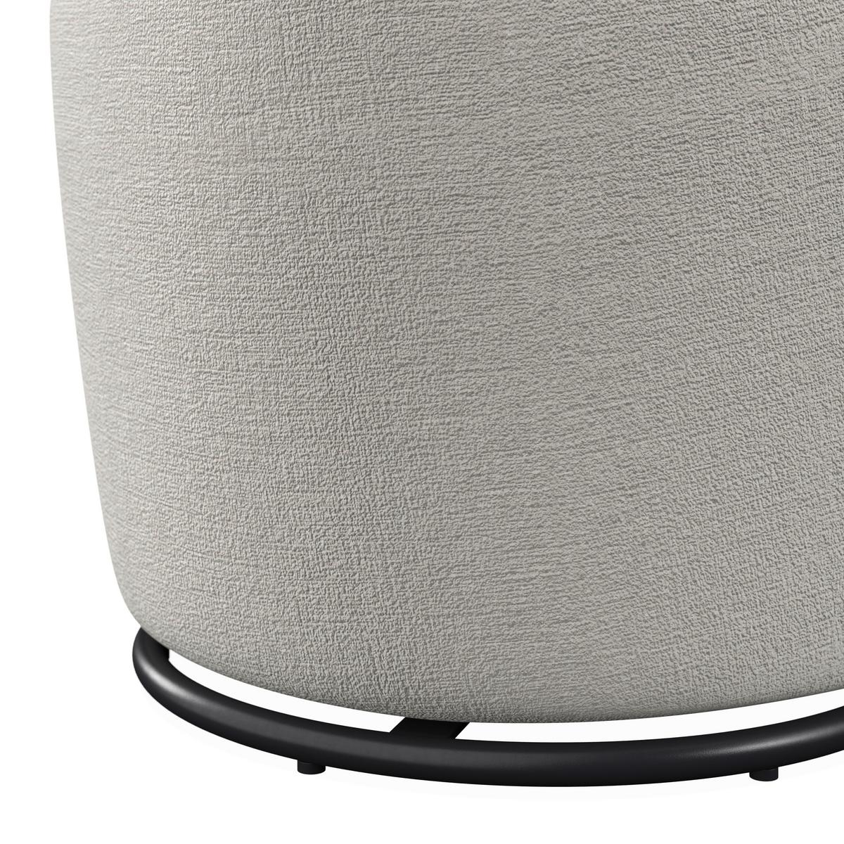 Stuhl Vittore Creme Chenille Gepolstert - Beige/Creme, MODERN, Holz/Textil (56/83,5/62cm) - Bessagi Home