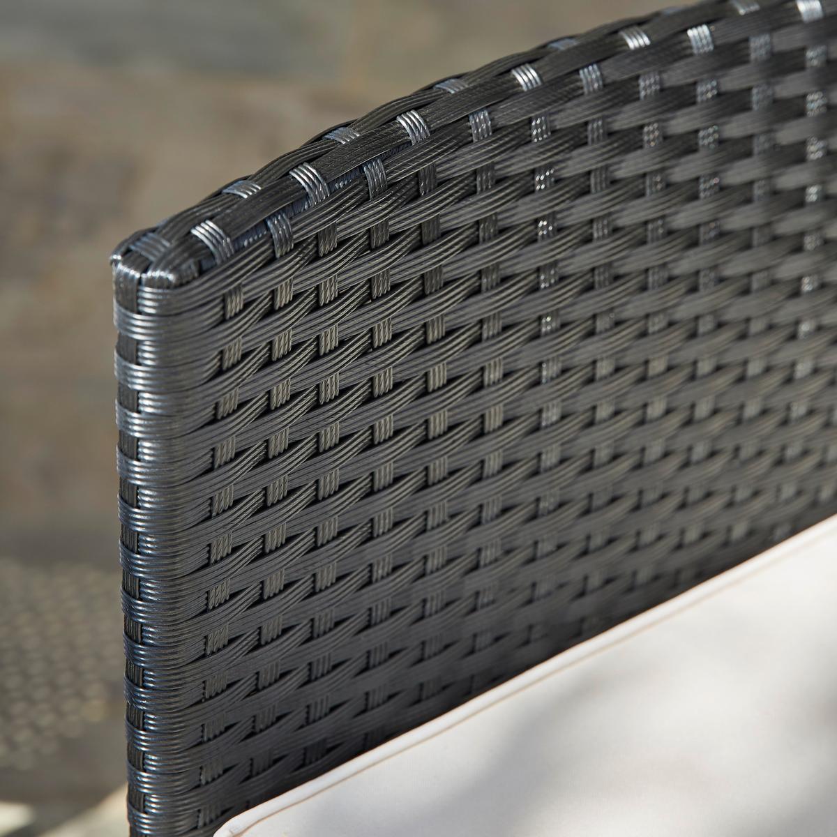 ZESTAW OGRODOWY BRANDON - kremowy/czarny, Konventionell, tworzywo sztuczne/metal - Ambia Garden