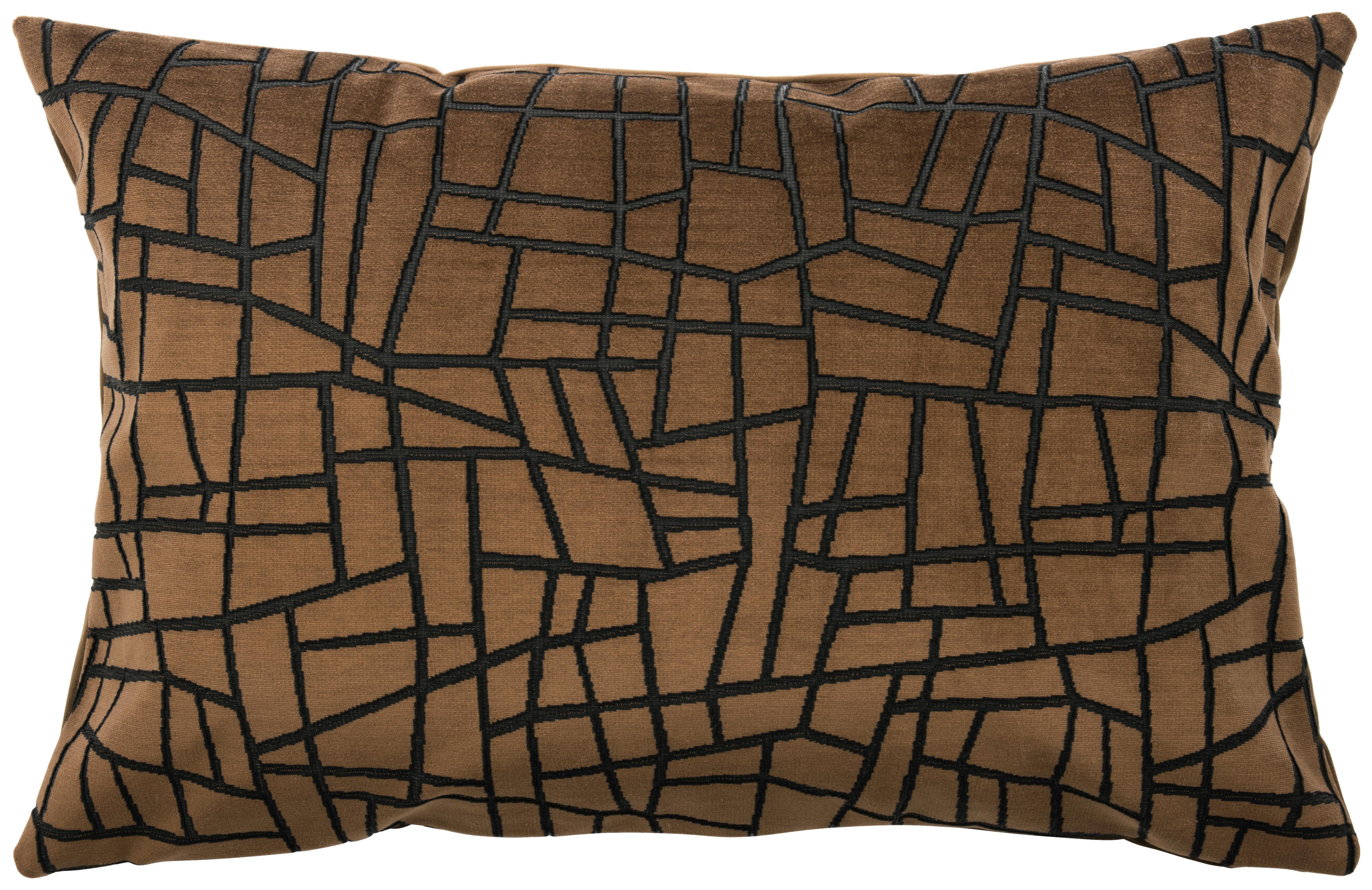 Kissenhülle Georg Braun ca. 40x60cm - Braun, Textil (40/60cm)