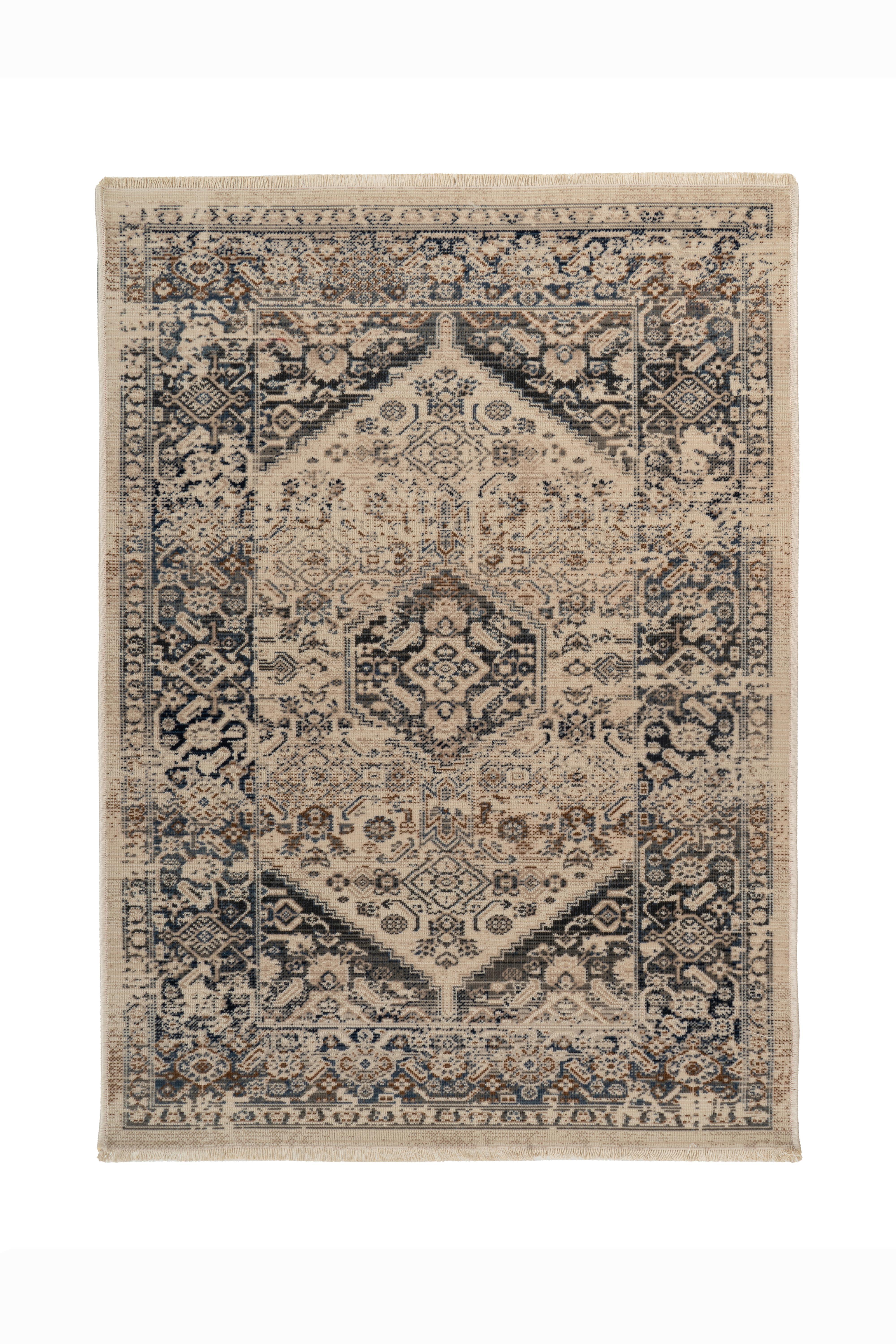 Vintage-teppich Charin 425 Blau 160x230 - Blau, Basics, Textil (160/230cm) - Kayoom