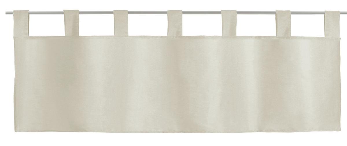 Vitrázsfüggöny Alster 140/50 - világosbarna, textil (140/50cm)