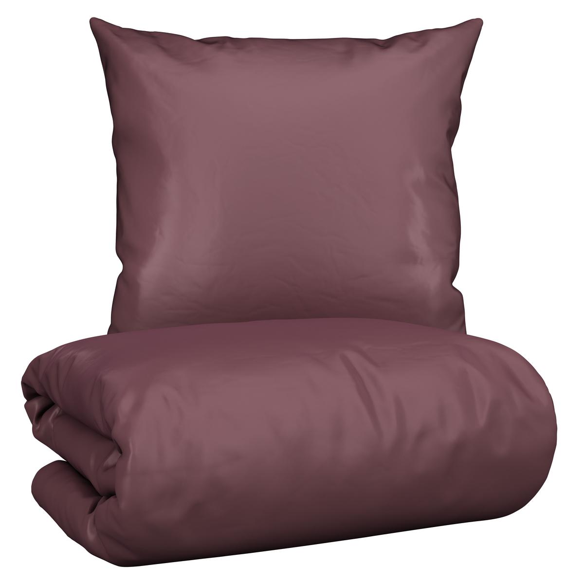 Bettwäsche Alex Uni ca. 135x200cm - Beere, MODERN, Textil (135/200cm) - Premium Living