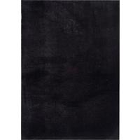 Fellteppich Loft Schwarz ca. 140x200cm - Schwarz, KONVENTIONELL, Textil (140/200cm)