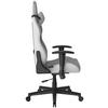 GAMINGSTOL PRINCE - vit/grå, Modern, textil/plast (67/126/67cm) - Dxracer