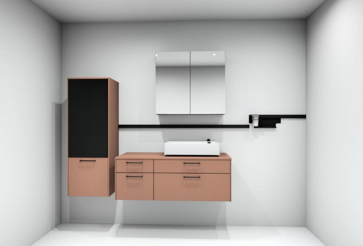 Mobilier baie la comanda Ronja - Modern - Nobilia