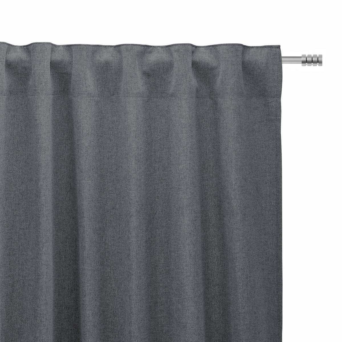 Fertigvorhang Ulrich ca. 135x245cm - Anthrazit, Textil (135/245cm) - Modern Living