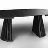 UITSCHUIFBARE TAFEL ENNIO - Zwart, Modern, Houtcomposiet/Hout (120-200/120/76cm) - Bessagi Home