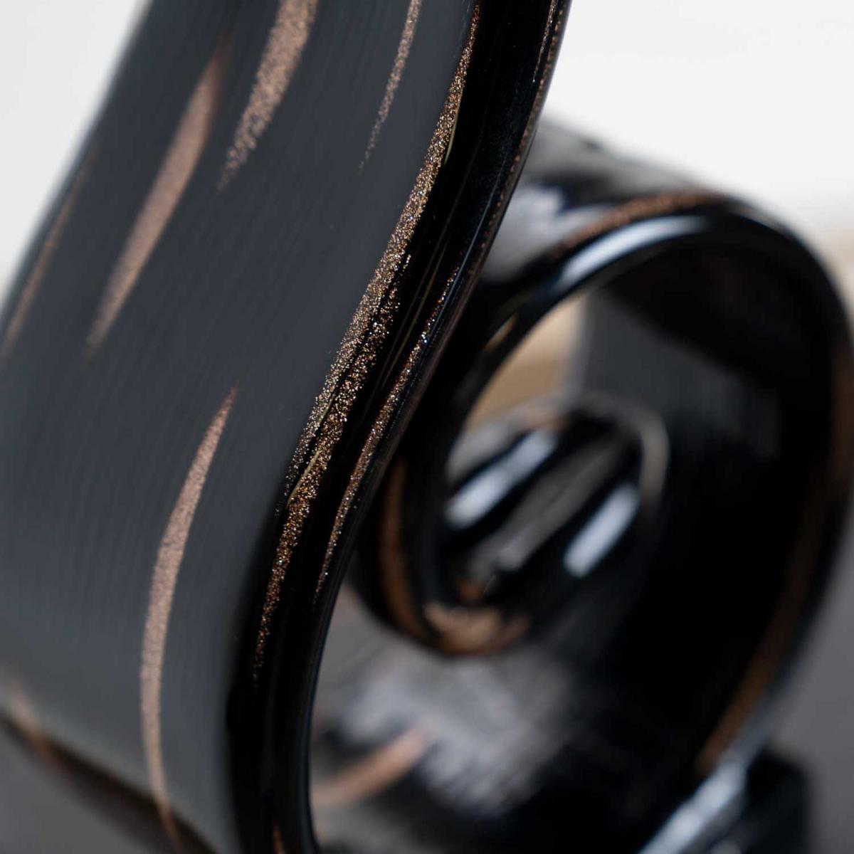 Skulptur Braun/Schwarz - Schwarz/Braun, Basics, Glas (14,00/40,00/8,00cm) - Leonardo