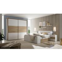 SYPIALNIA KIARA - kolor dębowy/biały, Modern, materiał drewnopochodny - Livetastic