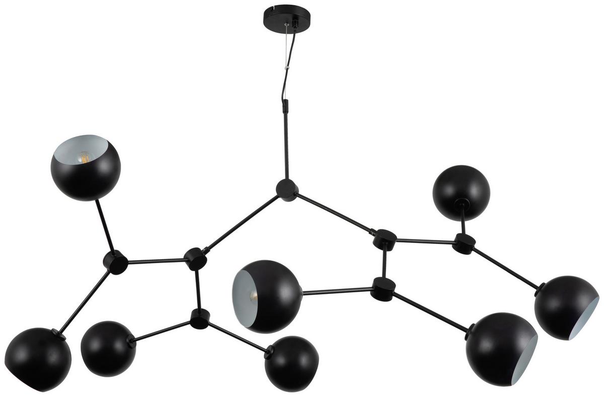LAMPA WISZĄCA SHARLI - czarny, Trend, metal (148/110/159cm) - Novel