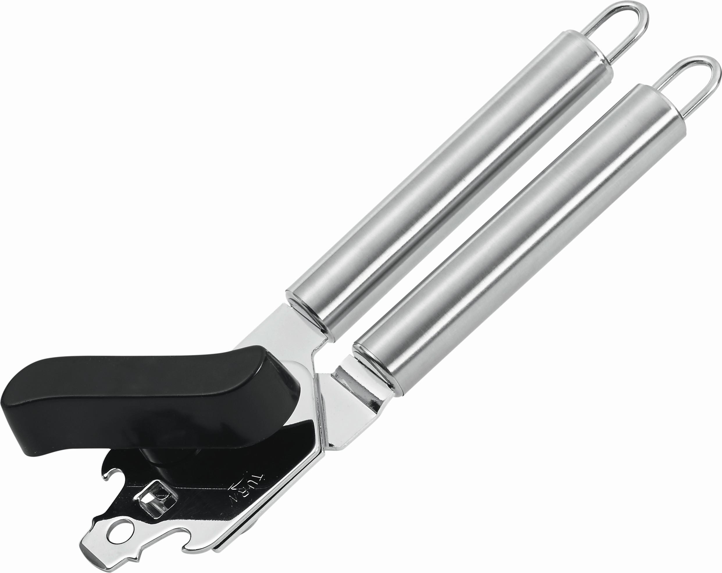 KONSERVÖPPNARE DANI - stålfärgad/svart, Klassisk, metall/plast (5/20,5cm) - Modern Living