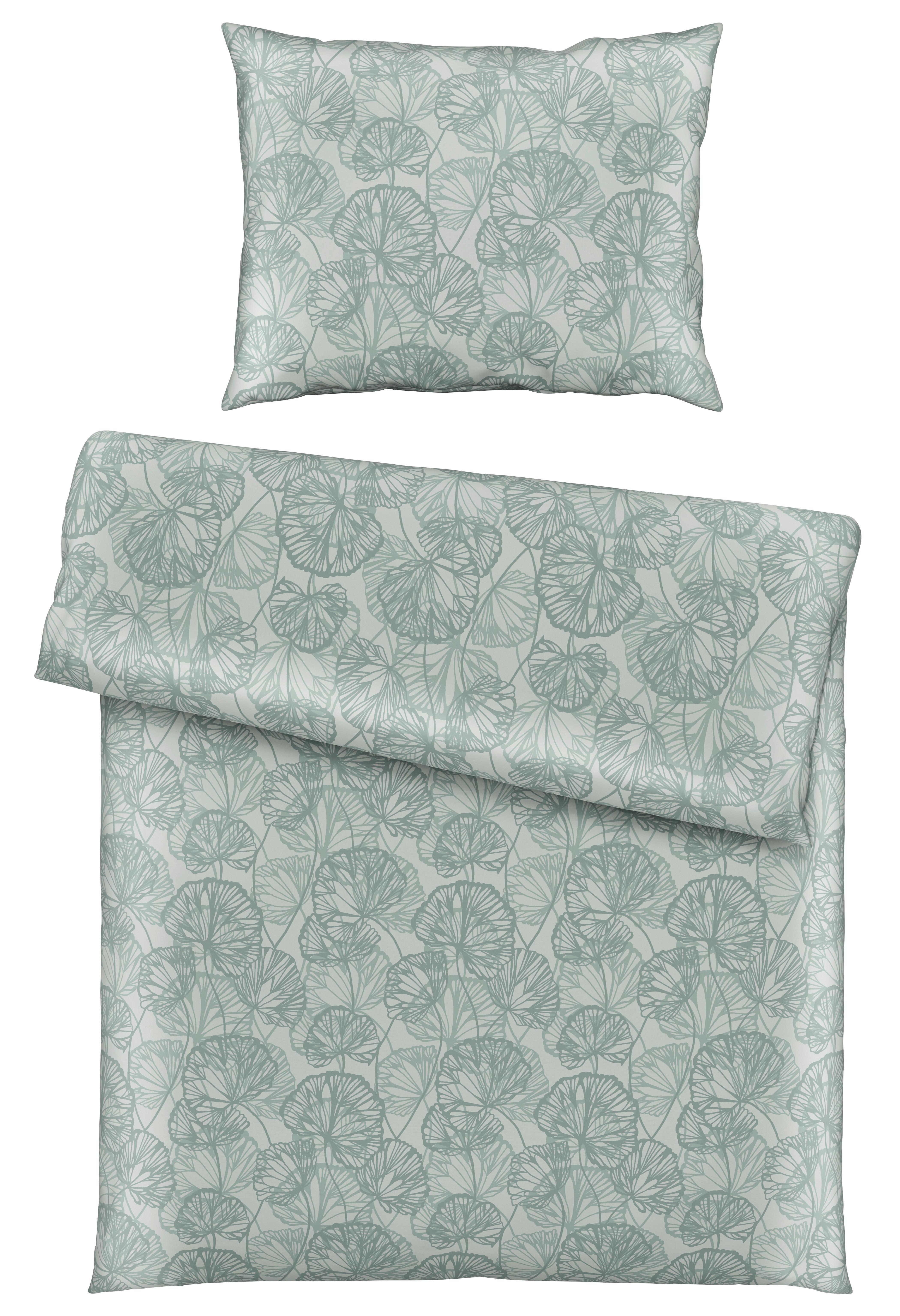BETTWÄSCHESET ETHENS - Grün, Textil (160/210cm) - Modern Living
