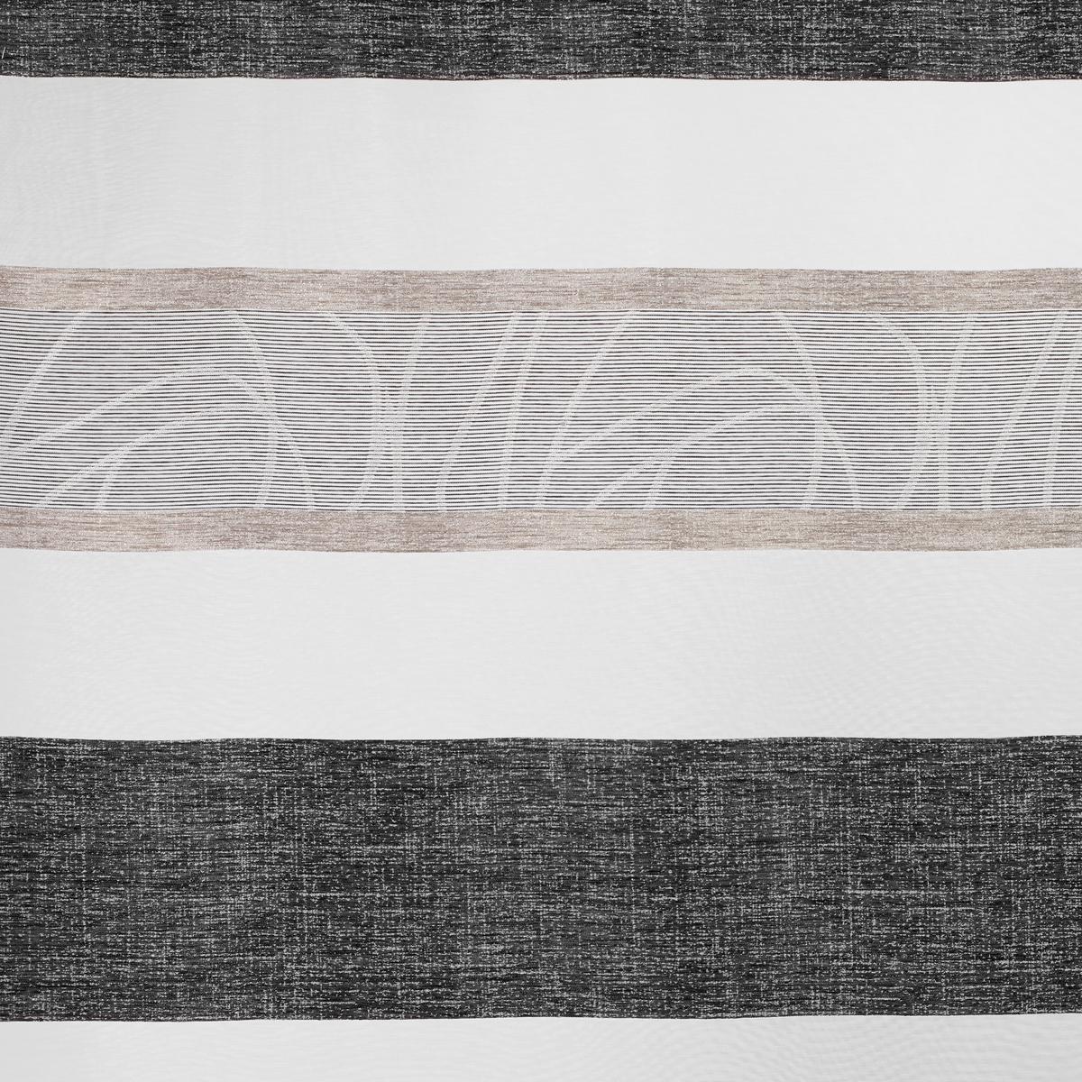 ZASŁONA GOTOWA MAURO - kremowy/czarny, Konventionell, tkanina (135/245cm) - Esposa