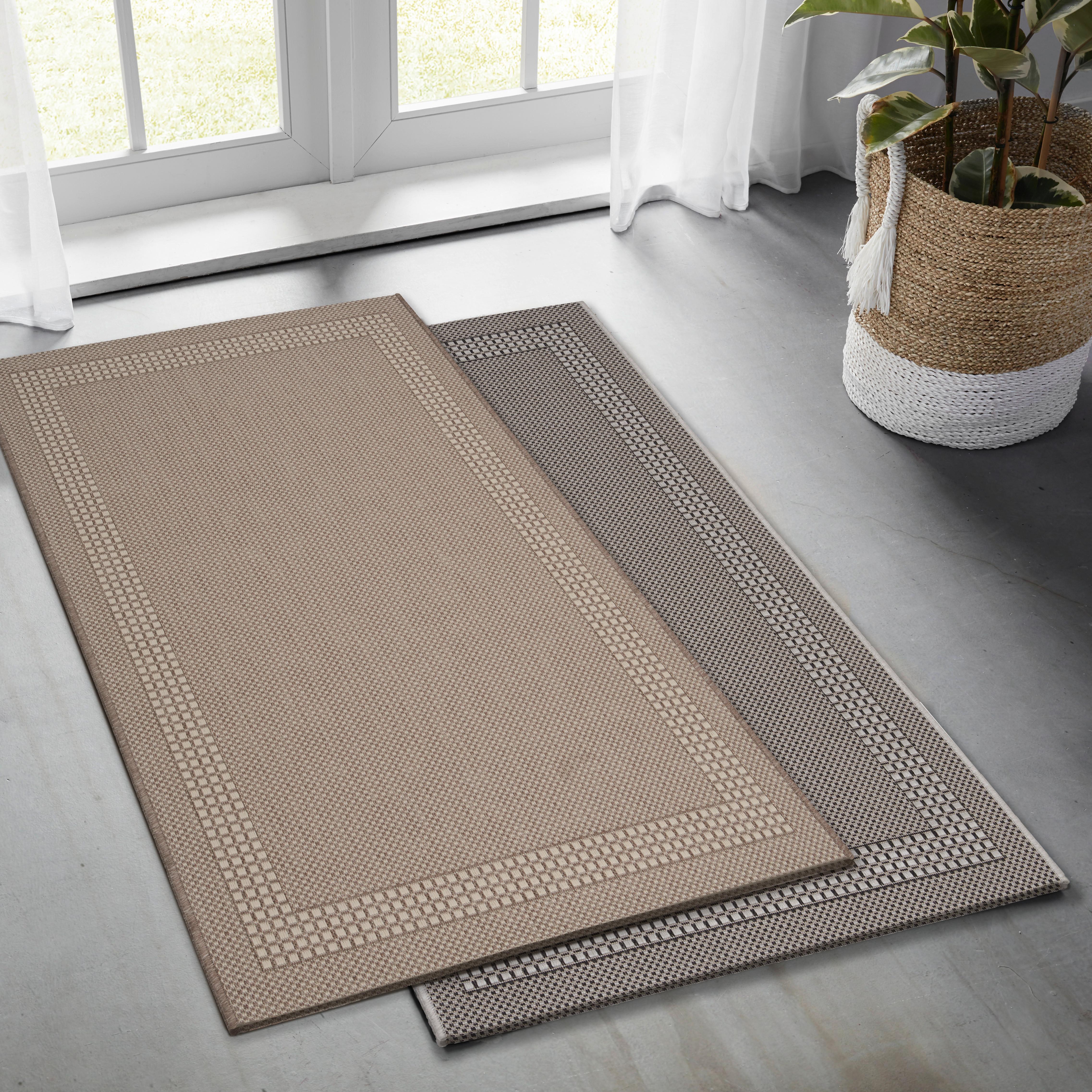 FLATVÄVD MATTA NAOMI 1 -BASED- - beige, Klassisk, textil (100/150cm) - Based