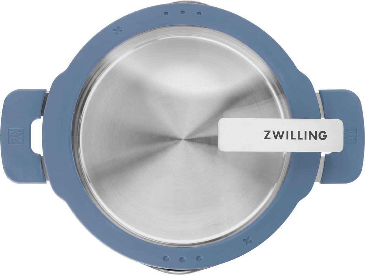 ZESTAW GARNKÓW 1029887 ZWILLING - pastelowy błękit, metal/szkło - Zwilling