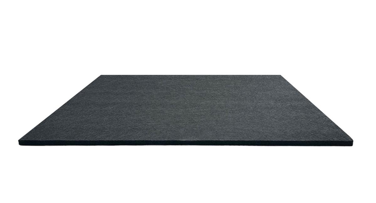 PANEL AKUSTYCZNY PET 11202B BLACK - ciemnoszary, Modern, tworzywo sztuczne/tkanina (52/104/0,6cm) - Jangal