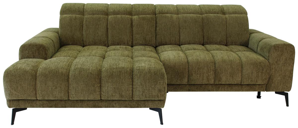 Kutna Garnitura Laya - zelena, Moderno, tekstil (155/250cm) - Premium Living