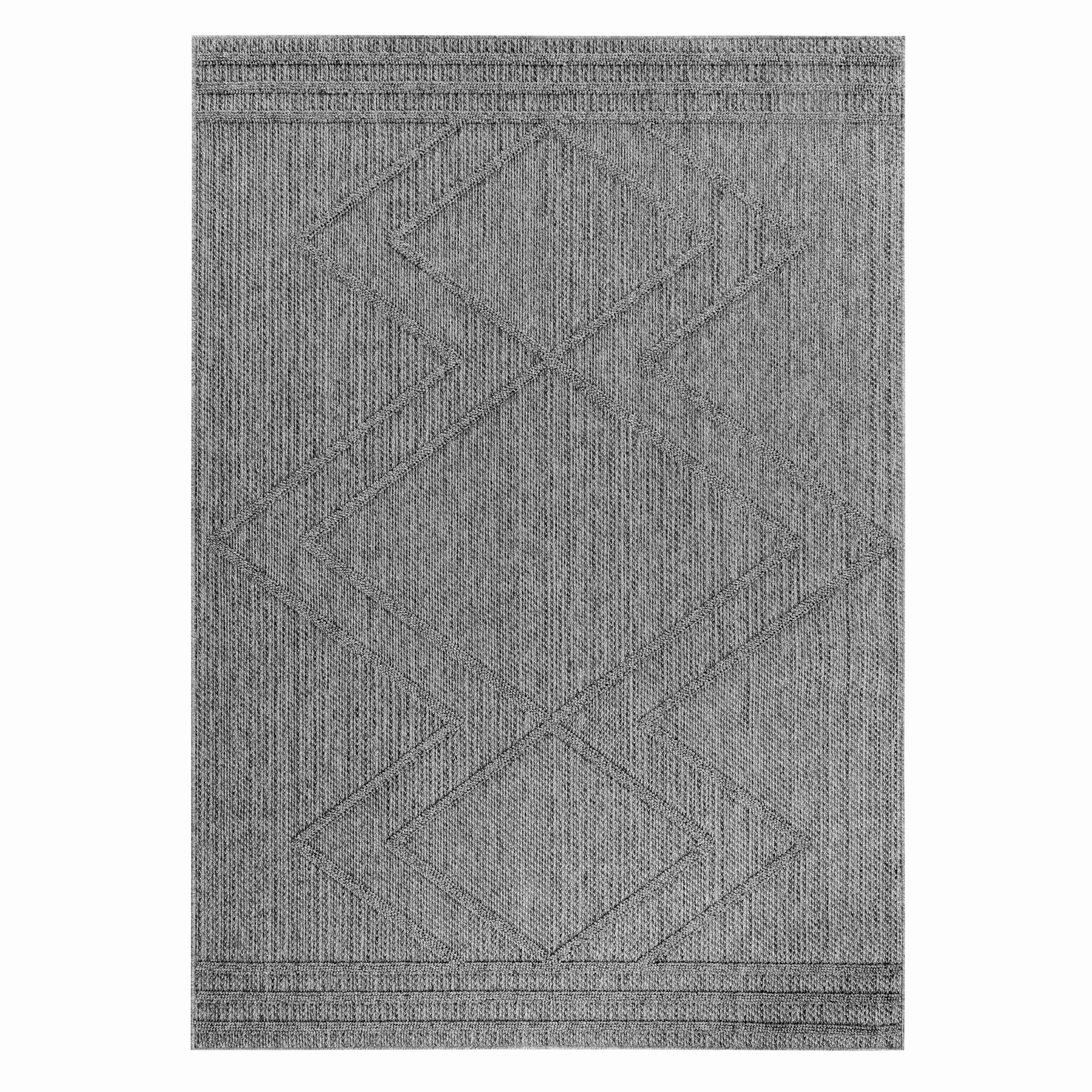 Preproga Za Zunanjo Uporabo Patara, Siva, 140x200cm - siva, Design, tekstil (140/200cm) - Novel