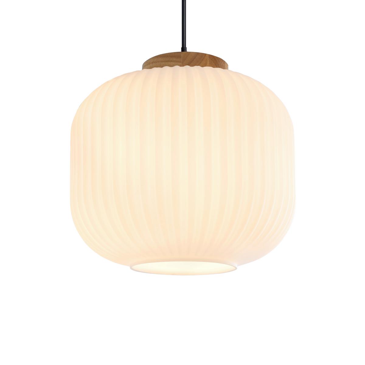 LAMPA WISZĄCA ANNA - biały, Trend, metal/drewno (84.5/20/120cm) - Collett's Monde