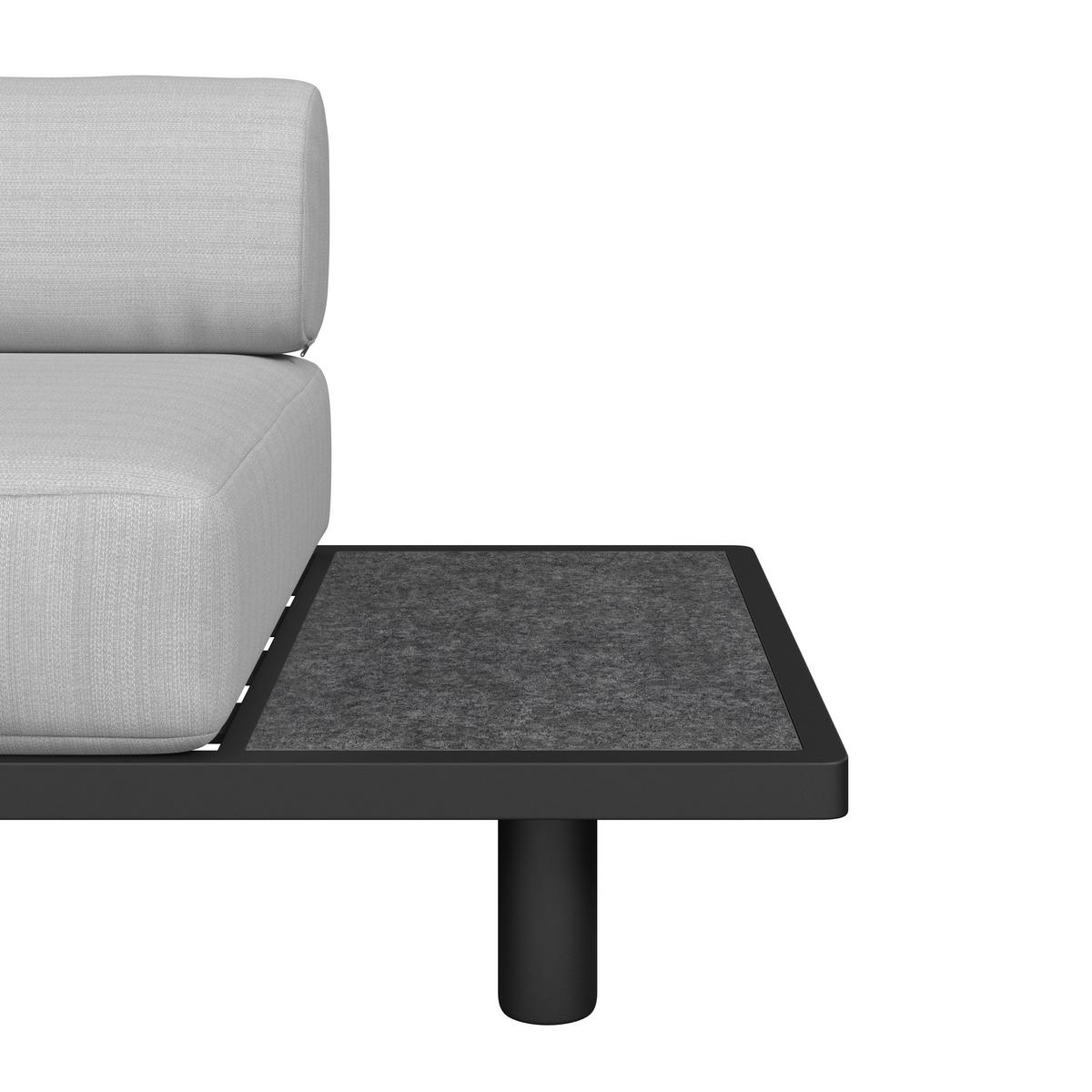 Garnitură grădină Lumea - gri deschis/gri închis, Modern, plastic/metal - Bessagi Garden