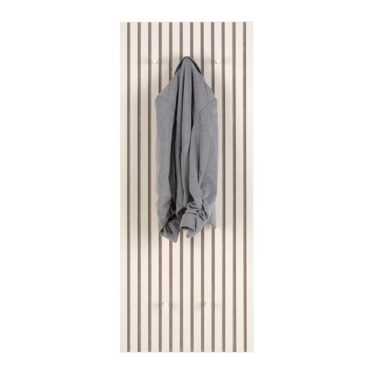 Garderobenpaneel Grace Sandfarben - Sandfarben, MODERN, Holz/Textil (50/125/7,5cm) - Mömax