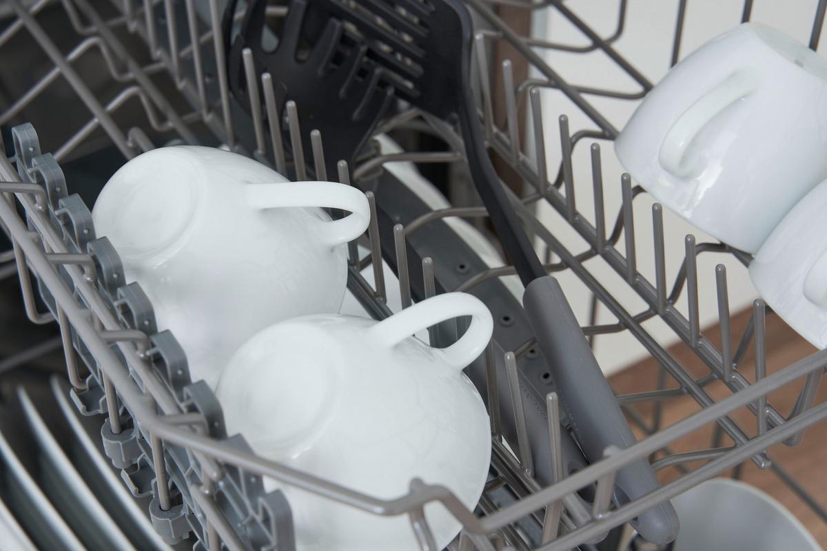 Geschirrspüler Katha Weiß/Edelstahl B: ca. 44 cm - Weiß/Grau, Trend, Kunststoff/Metall (44/81,5/57cm) - Respekta