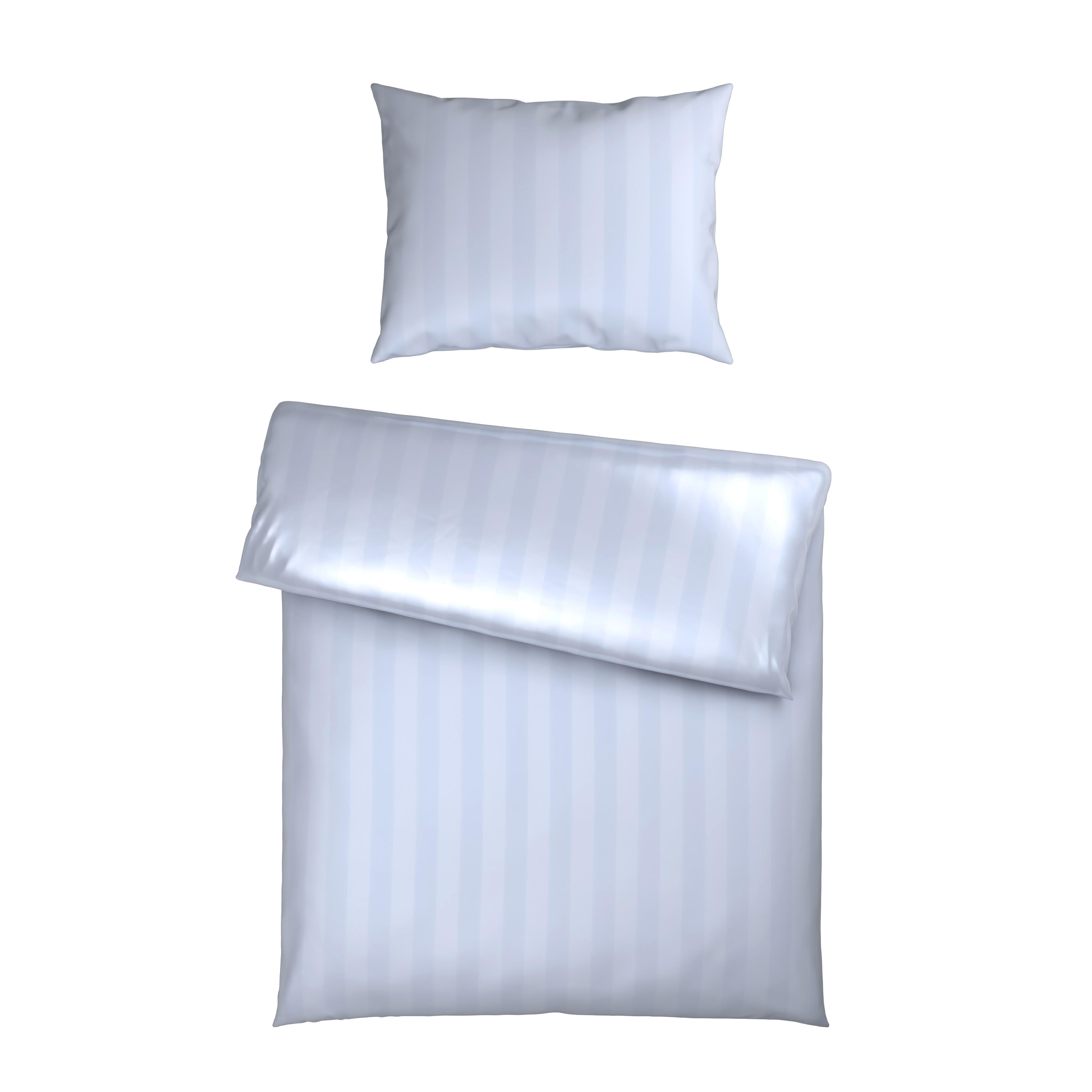 Bettwäscheset Xenia-Streif XENIA STREIF - Weiss, Modern, Textil (160/210cm) - Premium Living