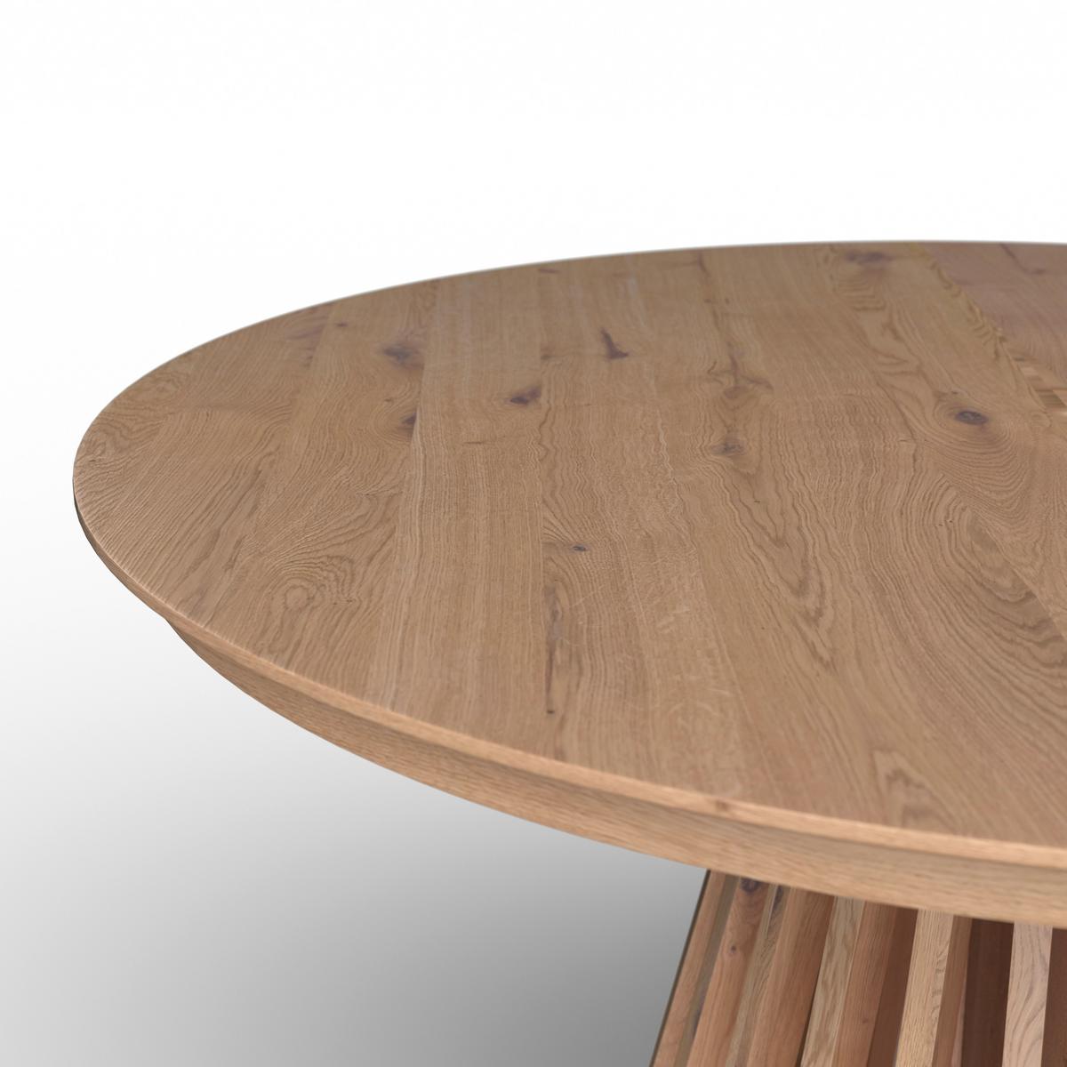 Esstisch ausziehbar Ennio Echtholz furniert/MDF - Eichefarben, MODERN, Holz/Holzwerkstoff (120-160/76/120cm) - Bessagi Home