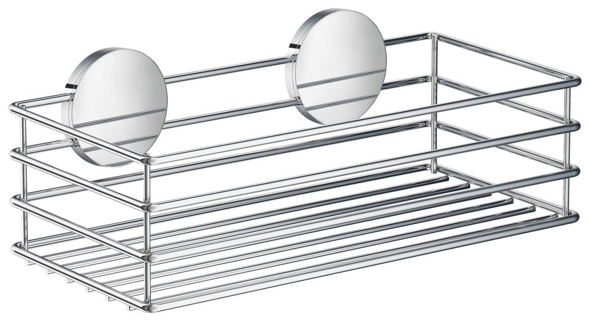 KOSZYK PRYSZNICOWY BESLAGSBODEN - kolor chromowy, Basics, metal (25/5/12cm)