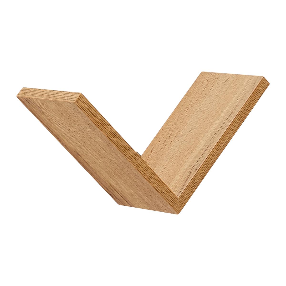 Wandregal Ali in Eichefarben - Eiche Wotan, Modern, Holzwerkstoff (25/25/15cm) - Mömax