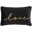 Zierkissen Love Schwarz ca.30x50cm - Schwarz, Trend, Textil (30/50cm) - Mömax modern living Zierkissen Love Schwarz ca.30x50cm - Schwarz, Trend, Textil (30/50cm) - Mömax modern living