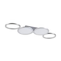 LAMPA SUFITOWA LED C13989L - kolor aluminiowy, Design, tworzywo sztuczne/metal (91/34/6cm) - Novel