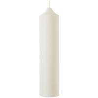 Lumânare coloană Organic - alb (10/45cm) - ecoTree