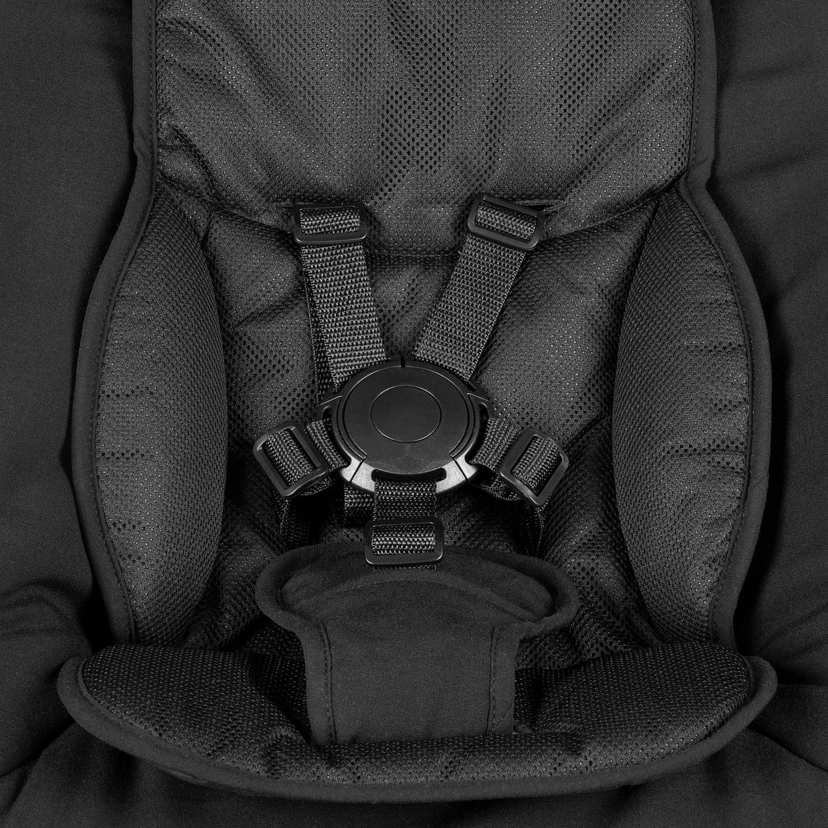 BUJAK LUNCH - czarny, Basics, tworzywo sztuczne/metal (66/45/48-58cm) - My Baby Lou