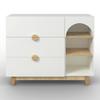 ÉTAGÈRE POUR ENFANTS ENNY - couleur hêtre/blanc, MODERN, matériau en bois/bois (118/95/39cm) - Bessagi Kids
