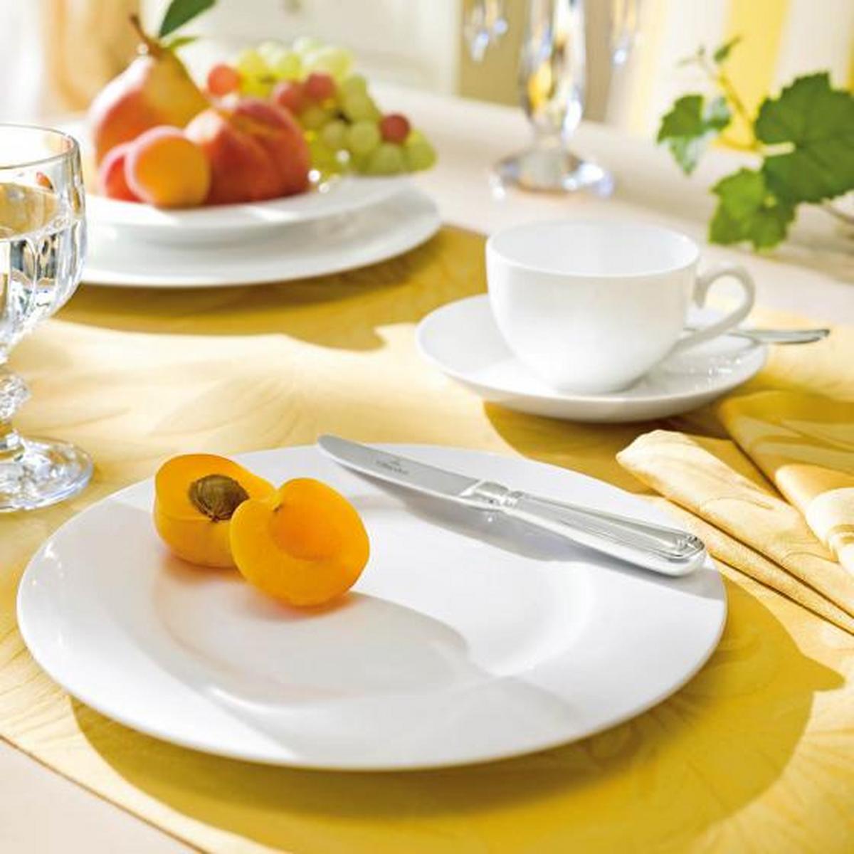 TALERZ ŚNIADANIOWY 19-5160-2650 VILLEROY & BOCH - biały, Basics, ceramika (22cm) - Noblesse - V&B