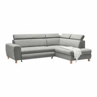 Kutna Garnitura Lugo - siva, Moderno, drvo/metal (266/205cm) - Modern Living