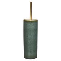 UCHWYT NA SZCZOTKĘ DO WC UGO - zielony/kolor złoty, Trend, ceramika (10/38,5cm) - Aquanova