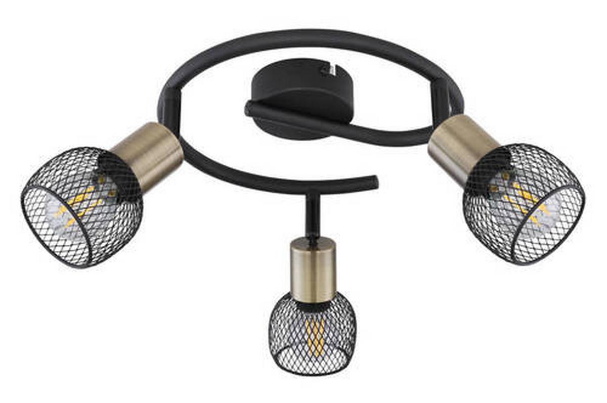 Reflektor 54028-3 Fiastra - crna, Basics, metal (23/14cm) - Globo