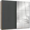 Ormar S Kliznim Vratima Level 36 A - boje grafita/boje hrasta, Moderno, drvni materijal/metal (250/236/65cm) - Modern Living