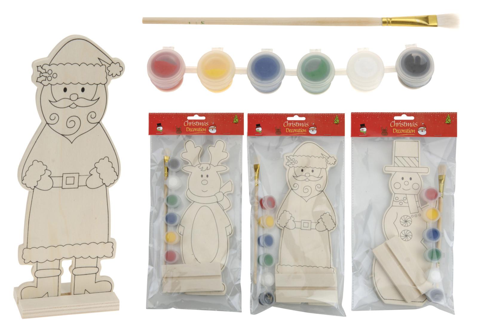 Kifesthető Figura Santa - (27/13/0,2cm)